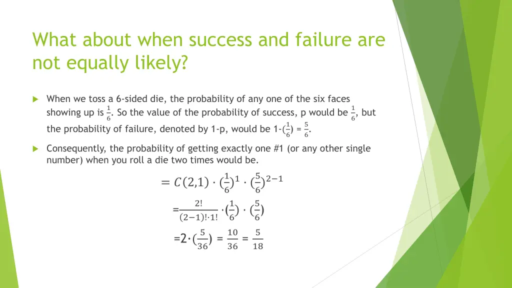 what about when success and failure