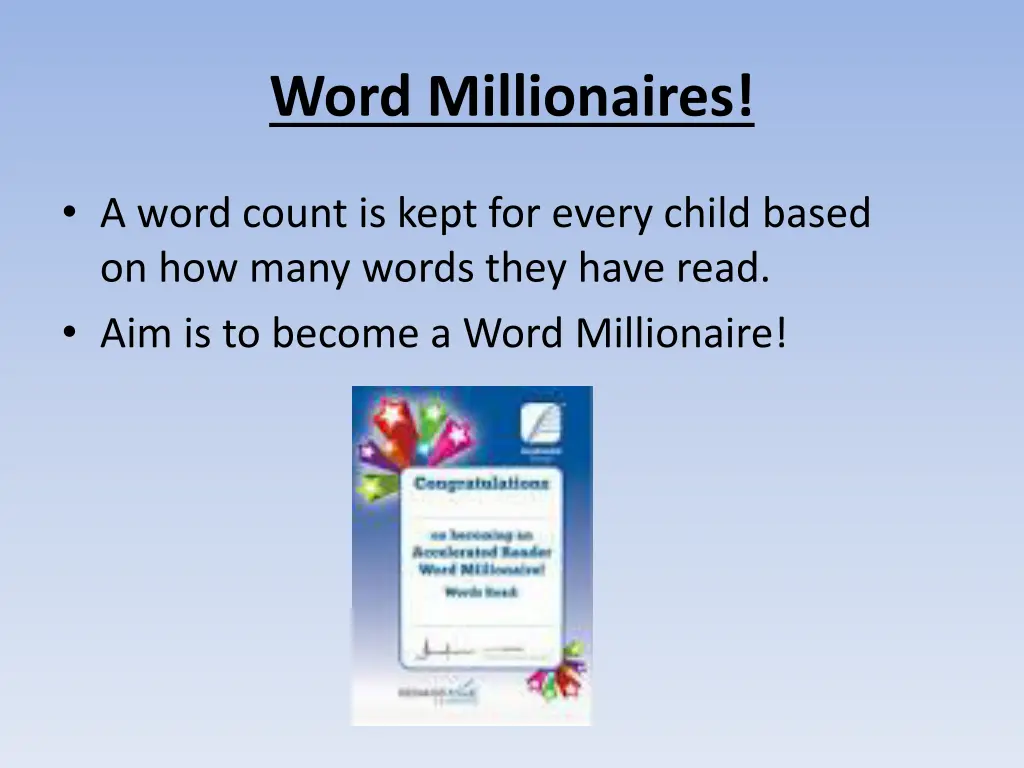 word millionaires