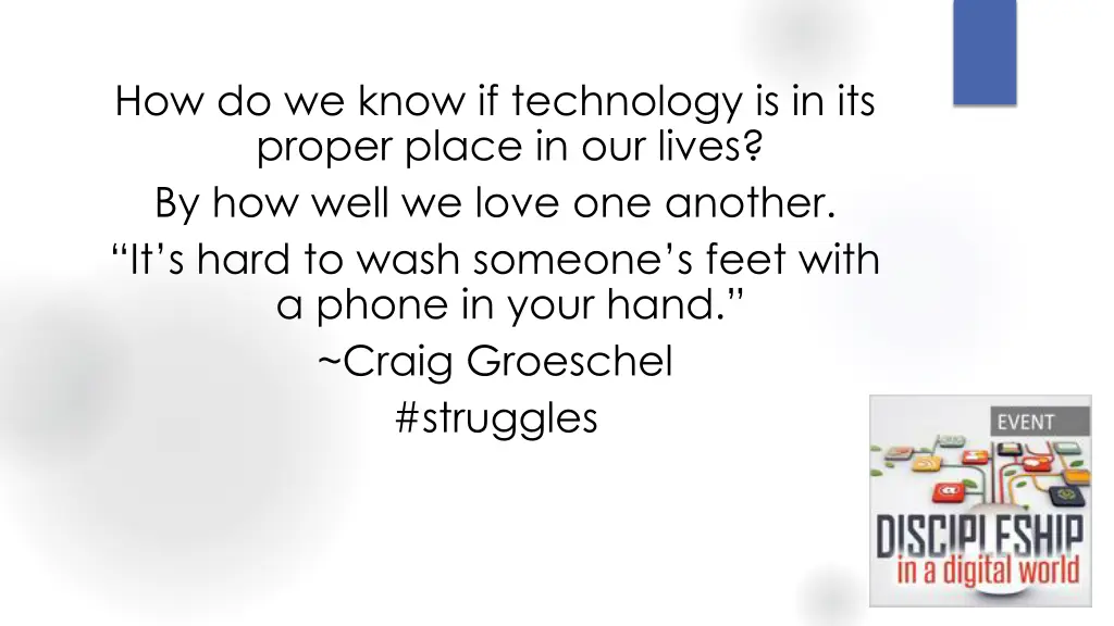 how do we know if technology is in its proper