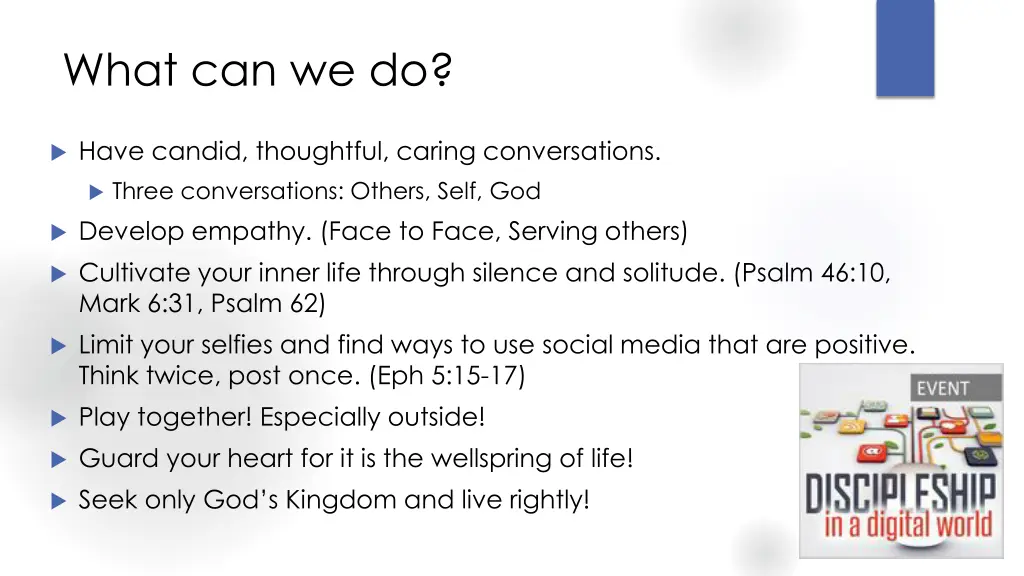 what can we do