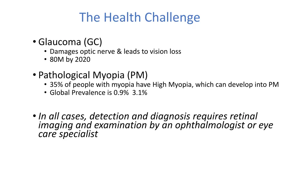 the health challenge 1
