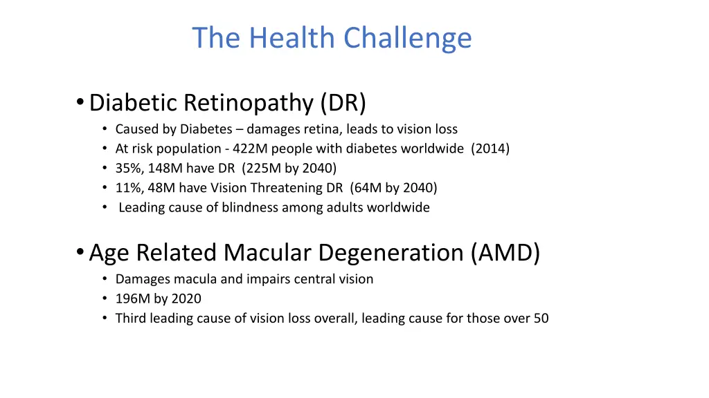 the health challenge