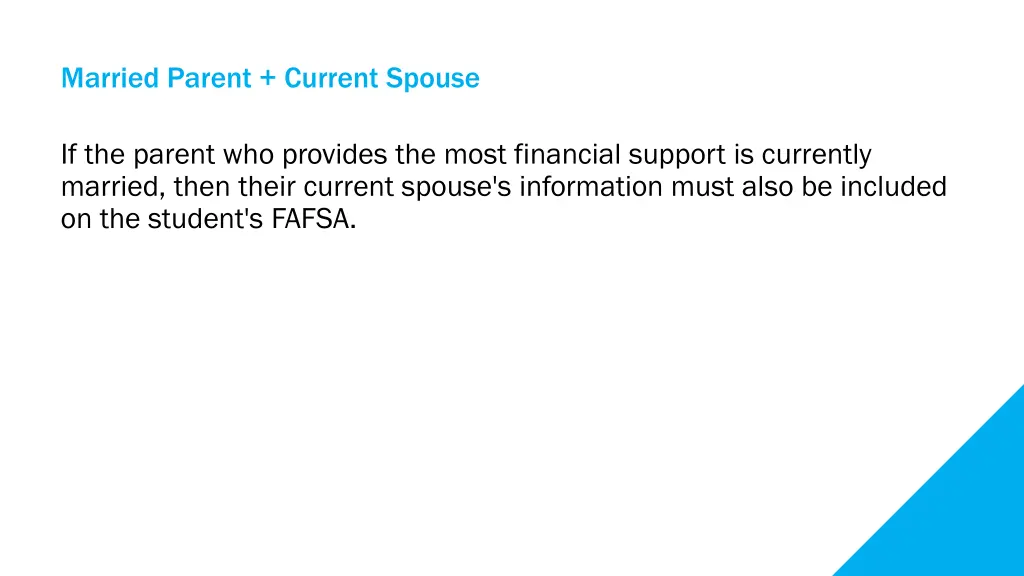 married parent current spouse
