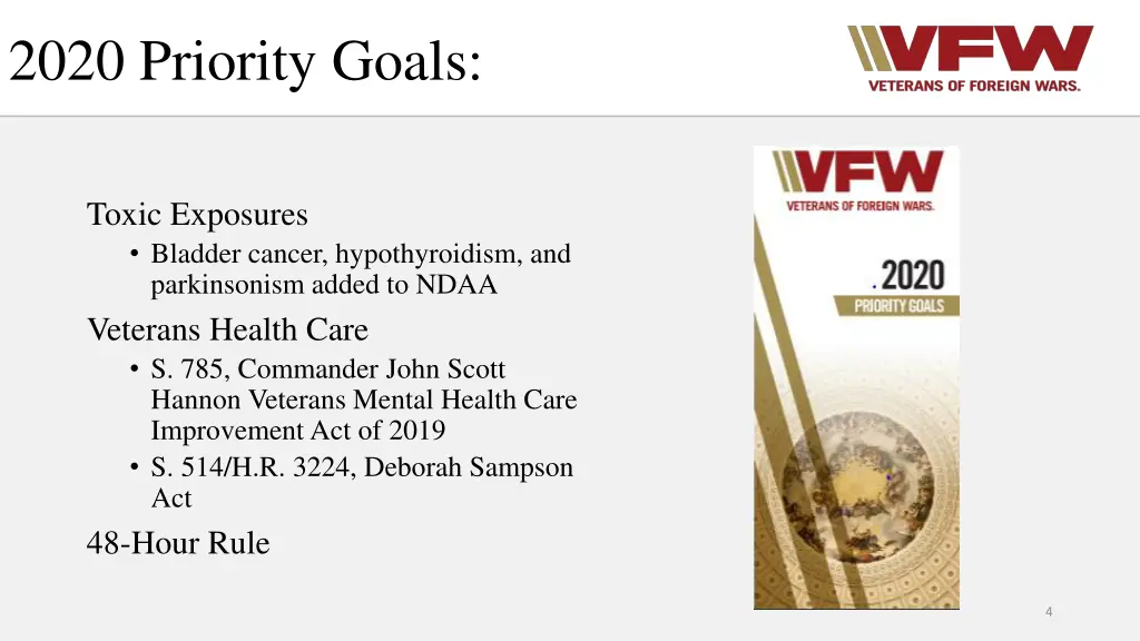 2020 priority goals
