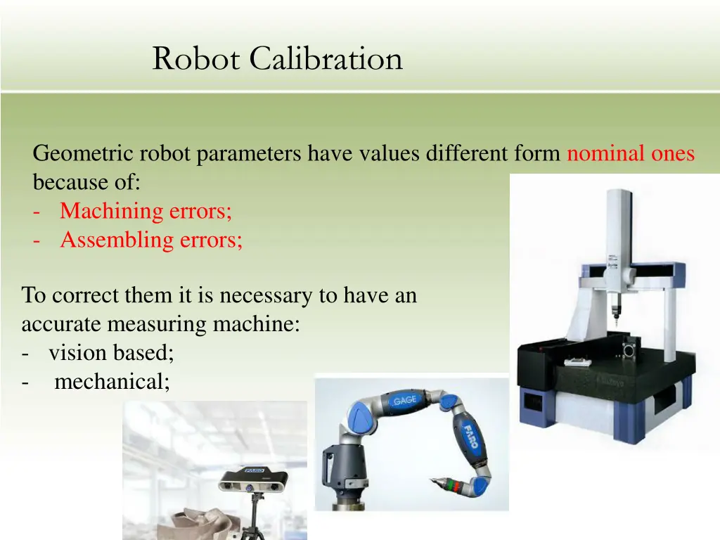 robot calibration