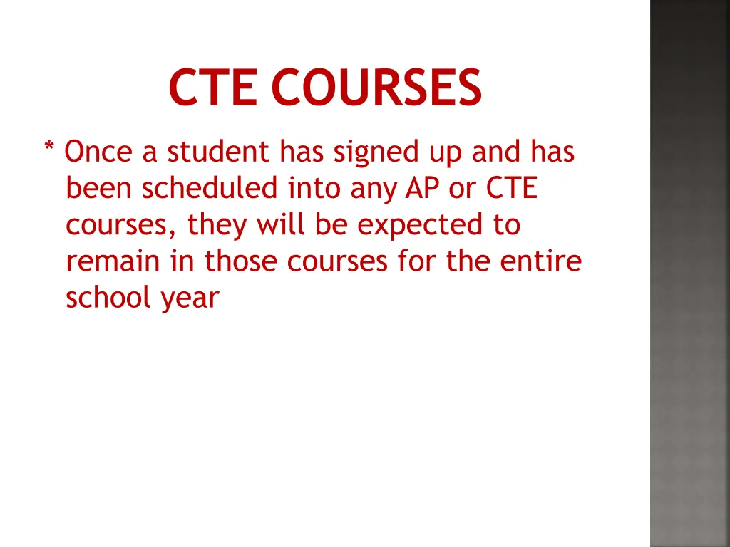 cte courses