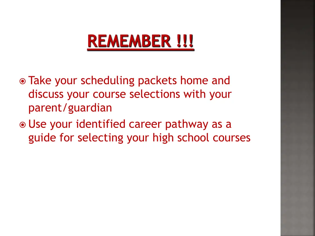 remember