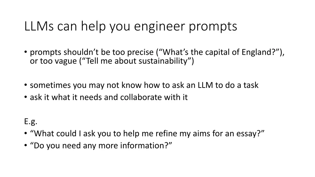 llms can help you engineer prompts