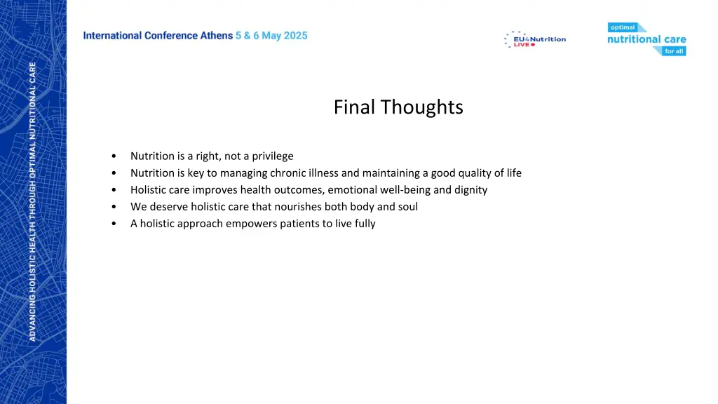 final thoughts