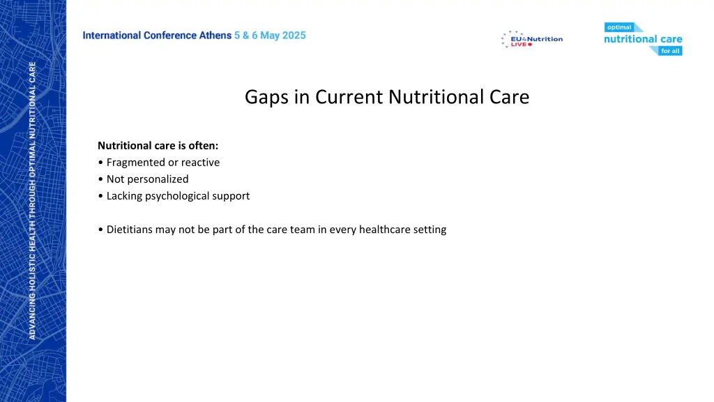 gaps in current nutritional care