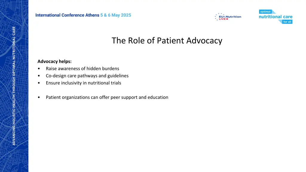 the role of patient advocacy