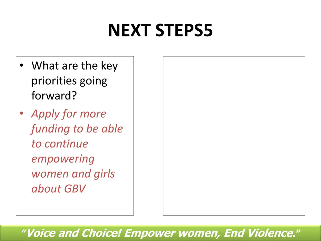 next steps5