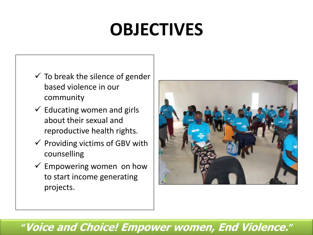 objectives