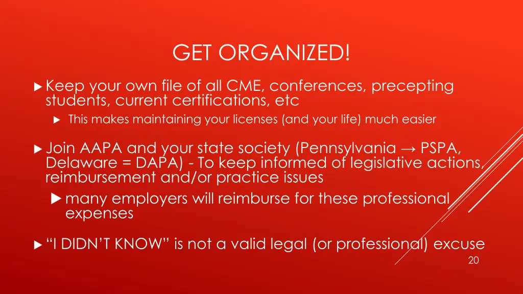 get organized