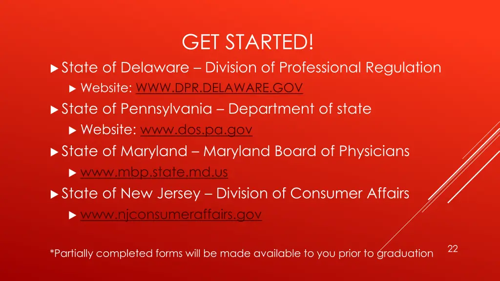 get started