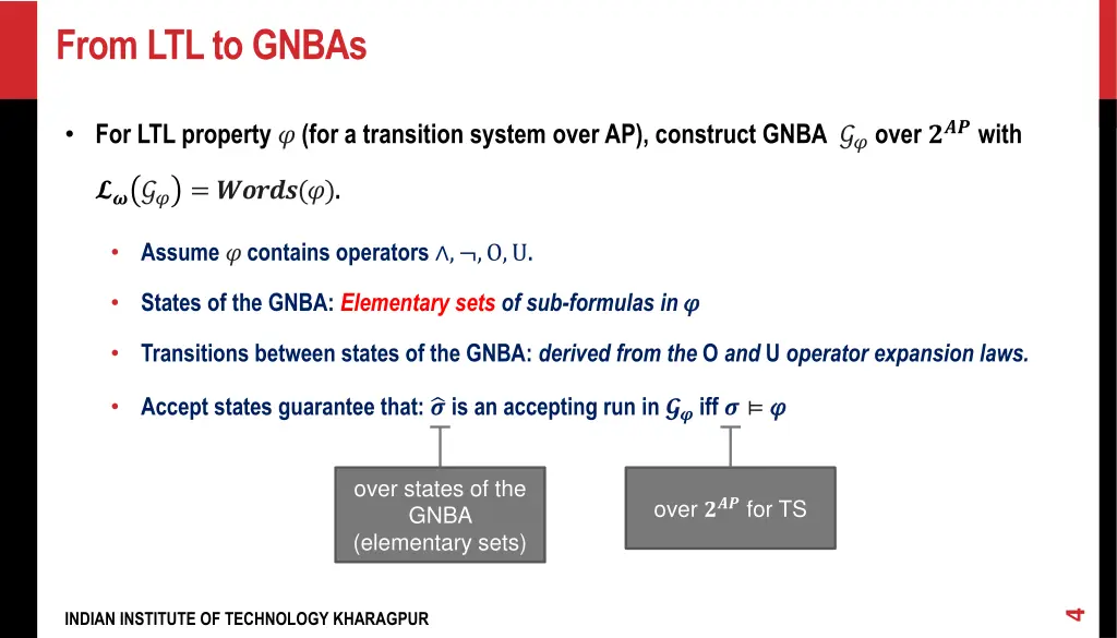 from ltl to gnbas