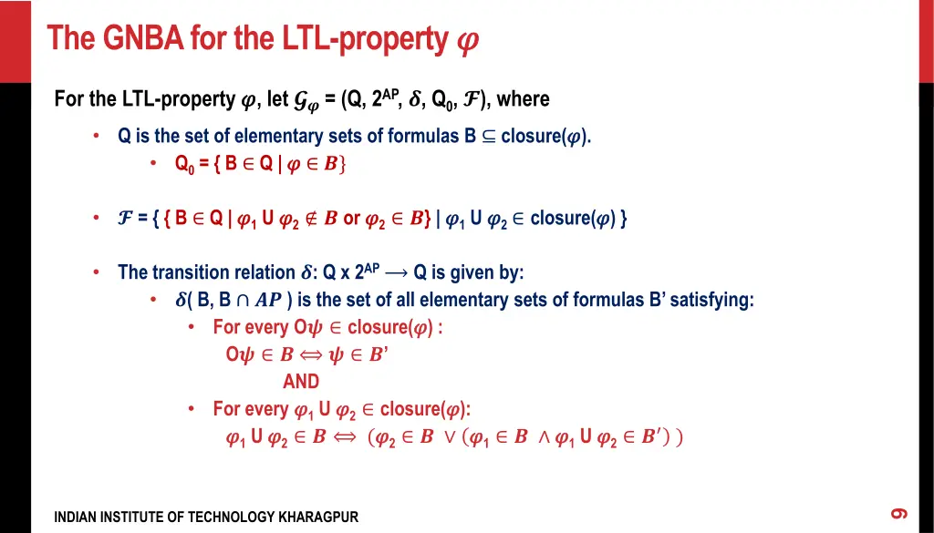 the gnba for the ltl property