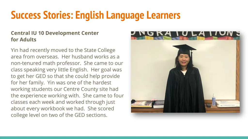 success stories english language learners
