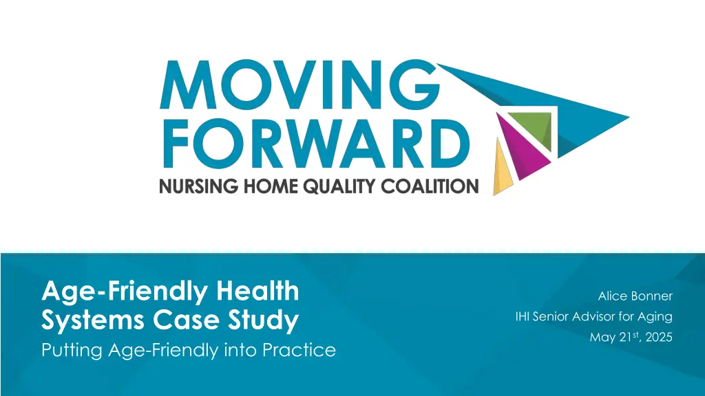 age friendly health systems case study putting