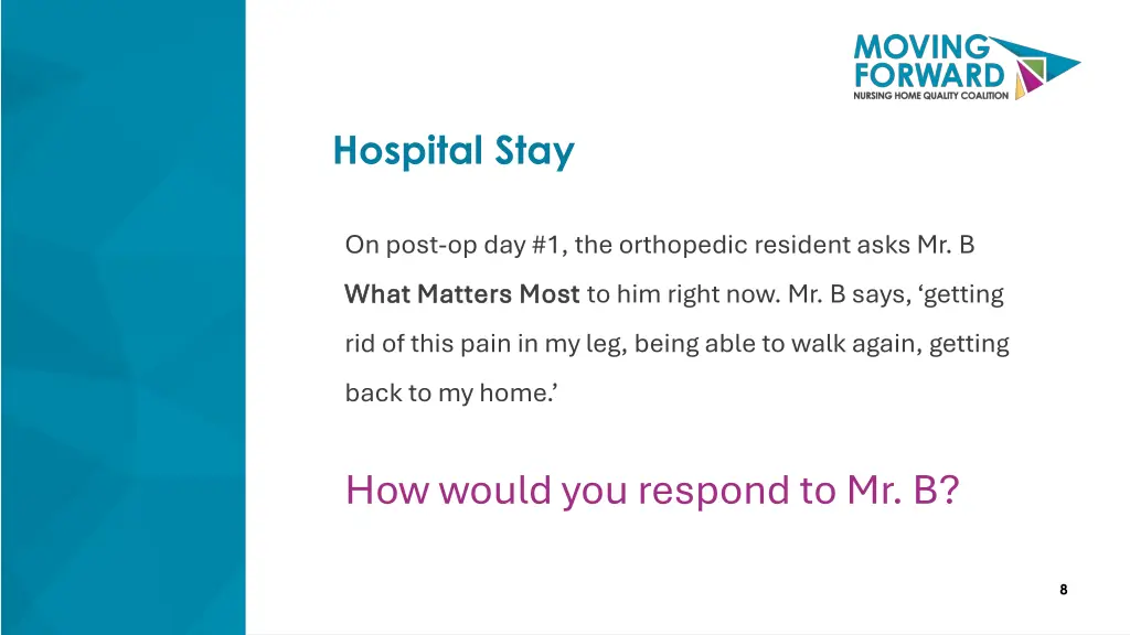 hospital stay