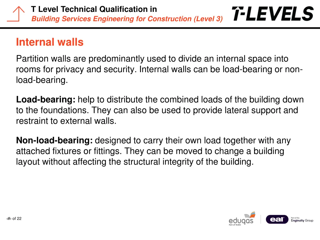 t level technical qualification in building 10
