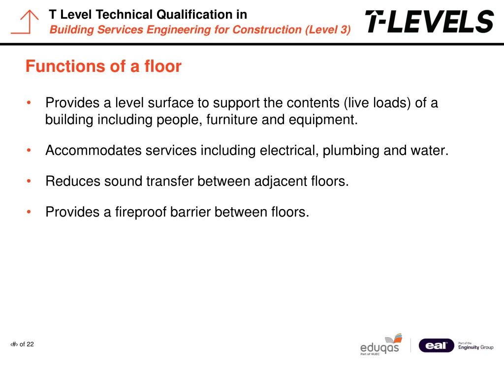 t level technical qualification in building 13