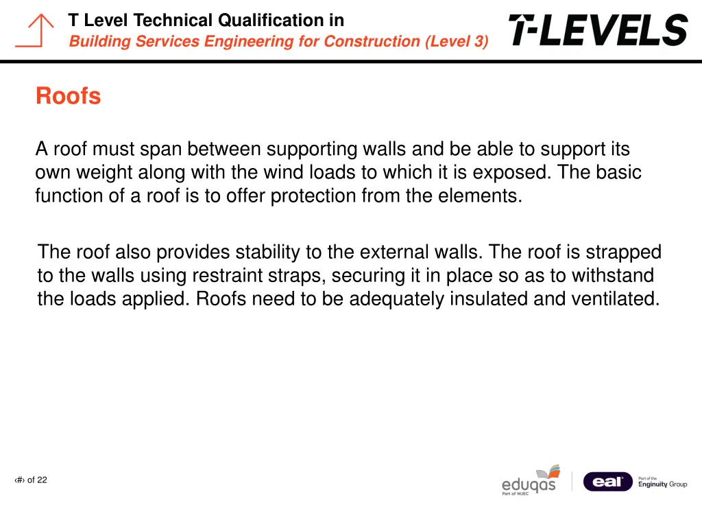 t level technical qualification in building 17