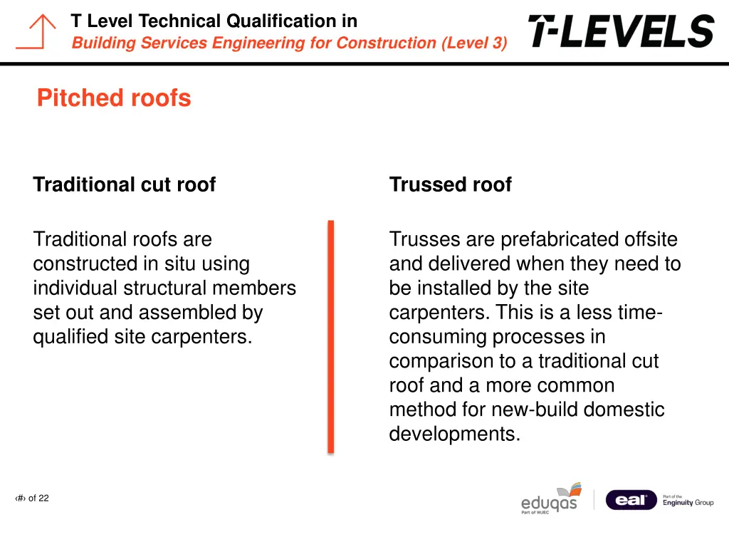 t level technical qualification in building 19