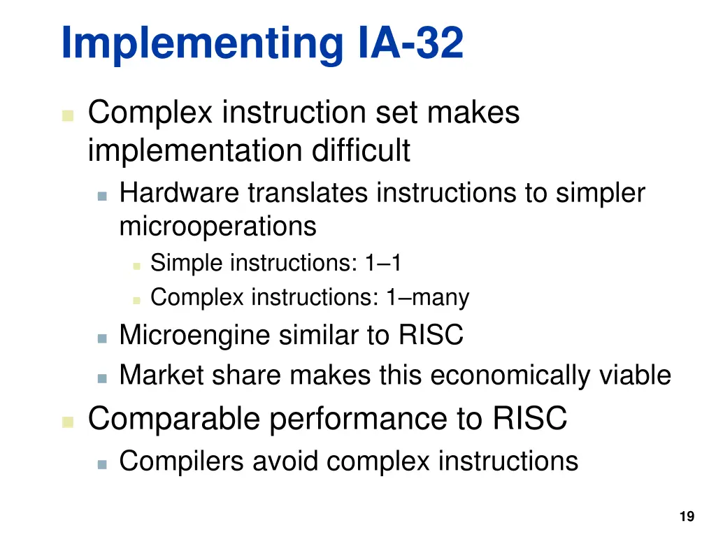 implementing ia 32