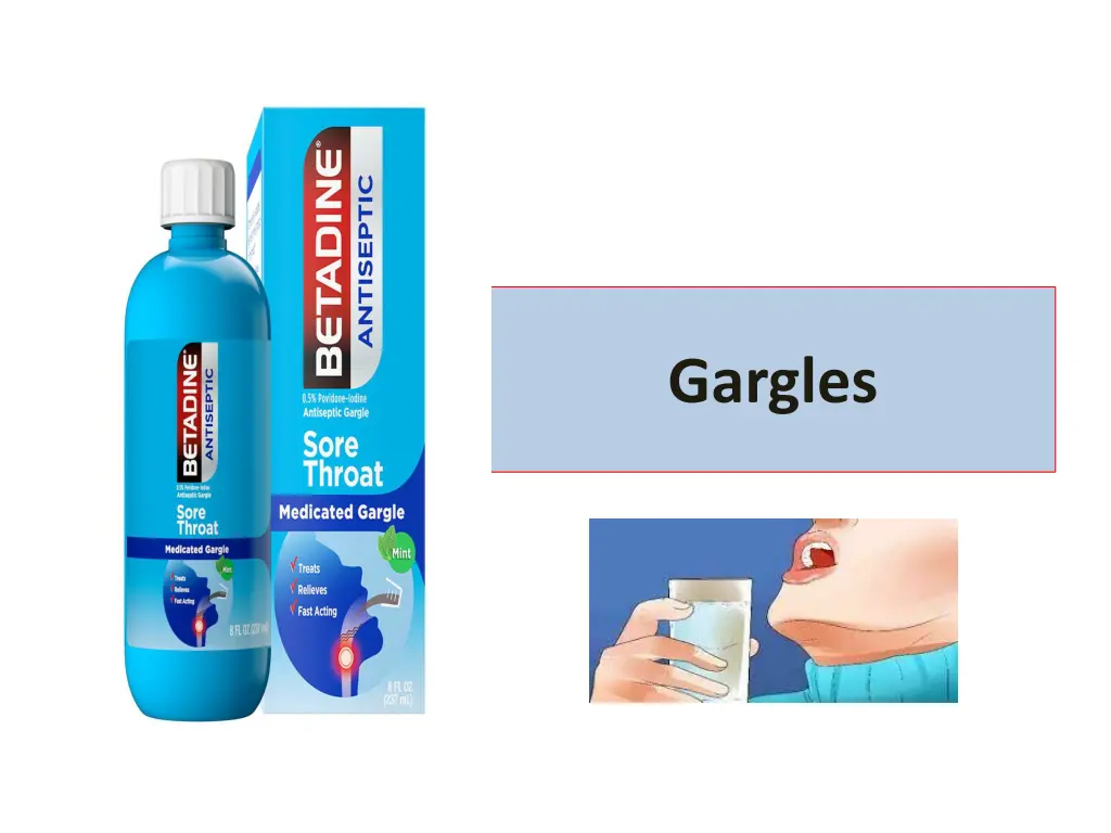 gargles