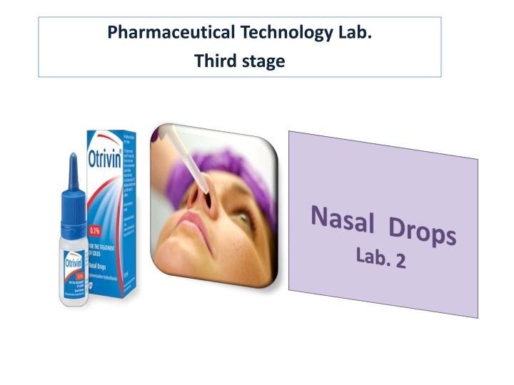 pharmaceutical technology lab third stage