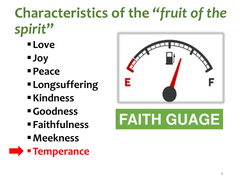 characteristics of the fruit of the spirit love