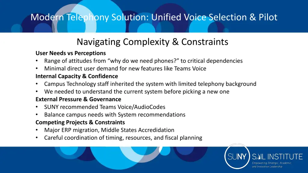 modern telephony solution unified voice selection 2