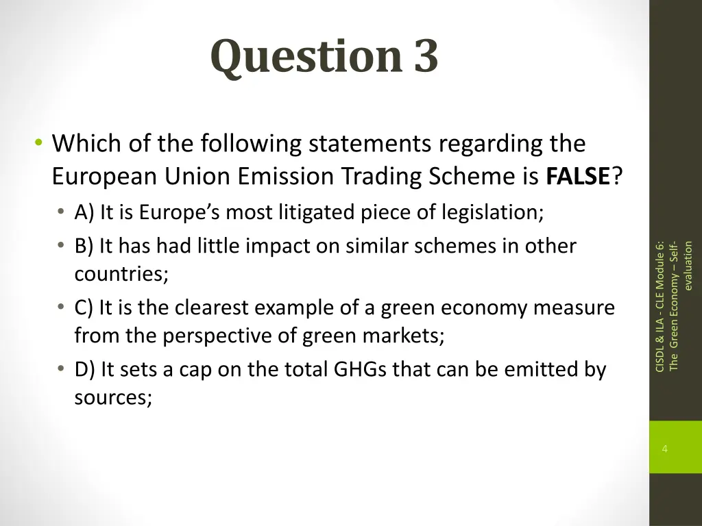 question 3