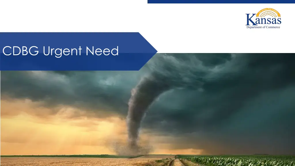 cdbg urgent need