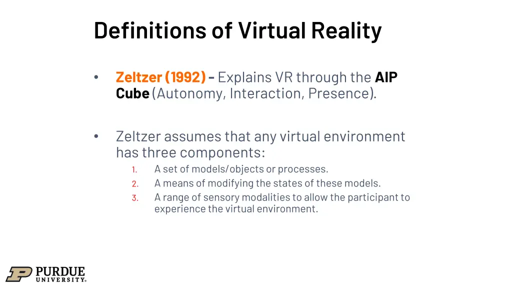 definitions of virtual reality 3