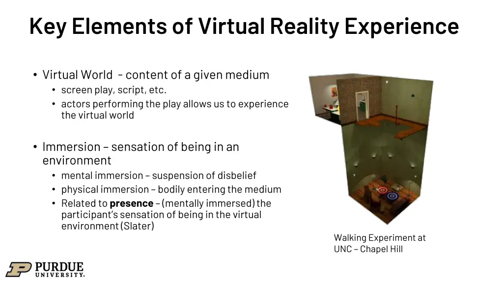 key elements of virtual reality experience