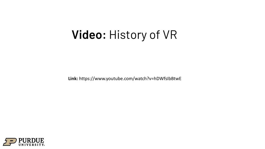 video history of vr