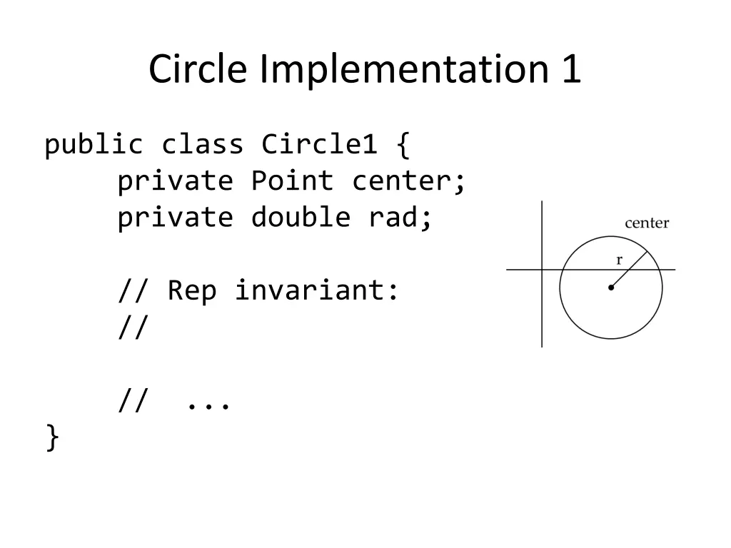 circle implementation 1