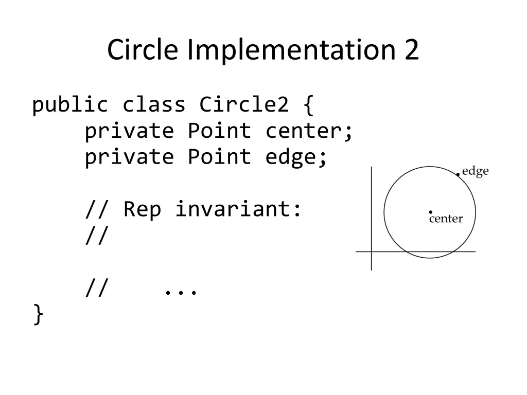 circle implementation 2