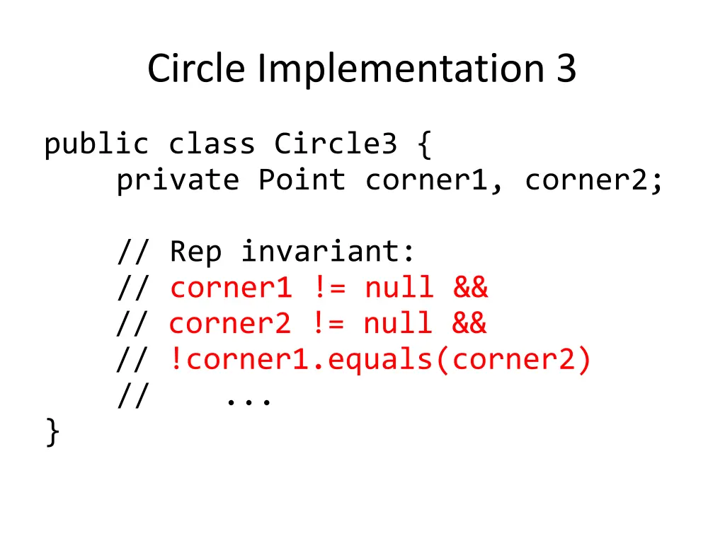 circle implementation 3 1