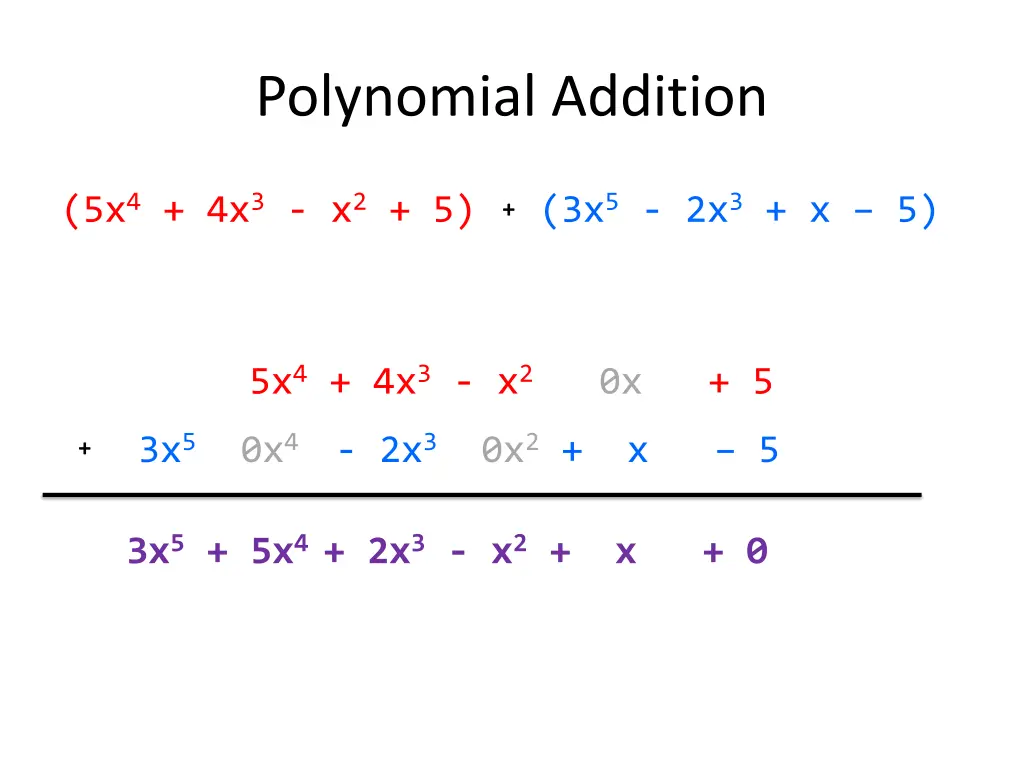 polynomial addition 3