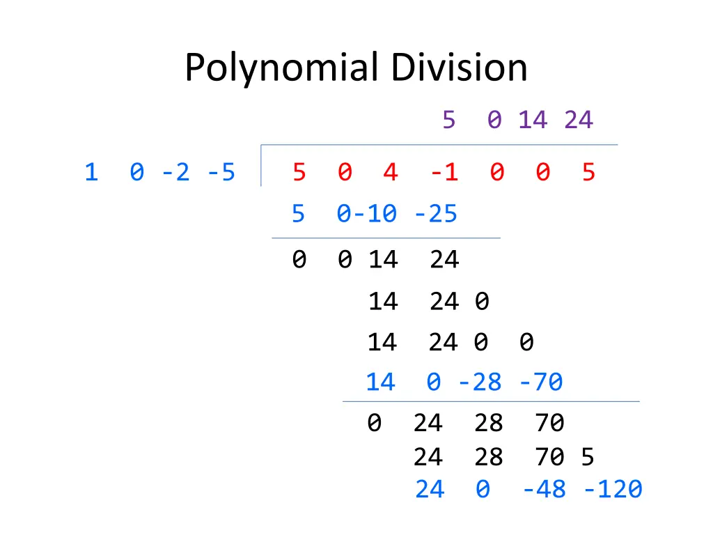 polynomial division 13