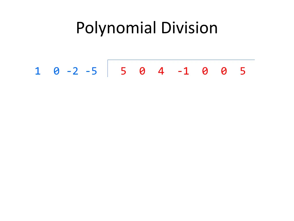 polynomial division 2