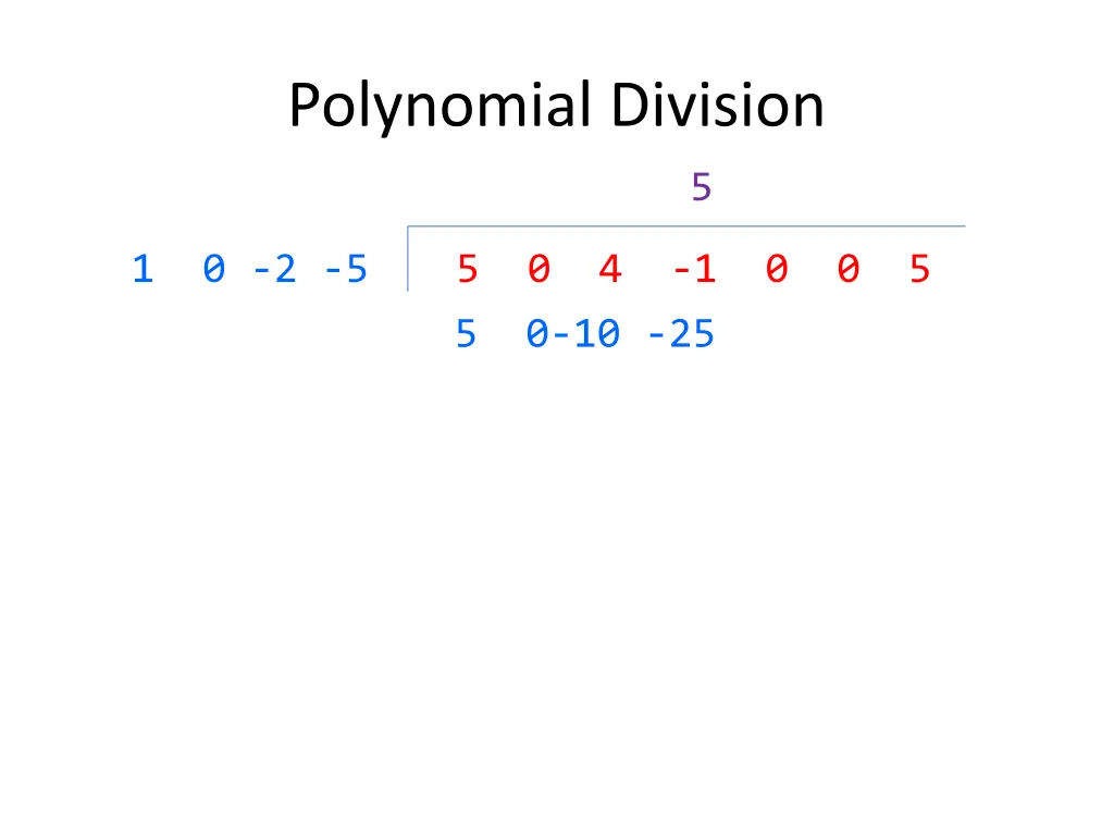 polynomial division 4