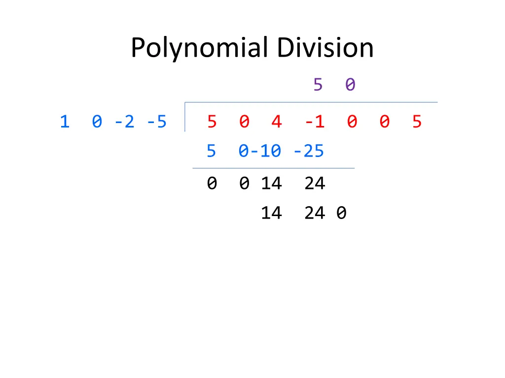 polynomial division 7