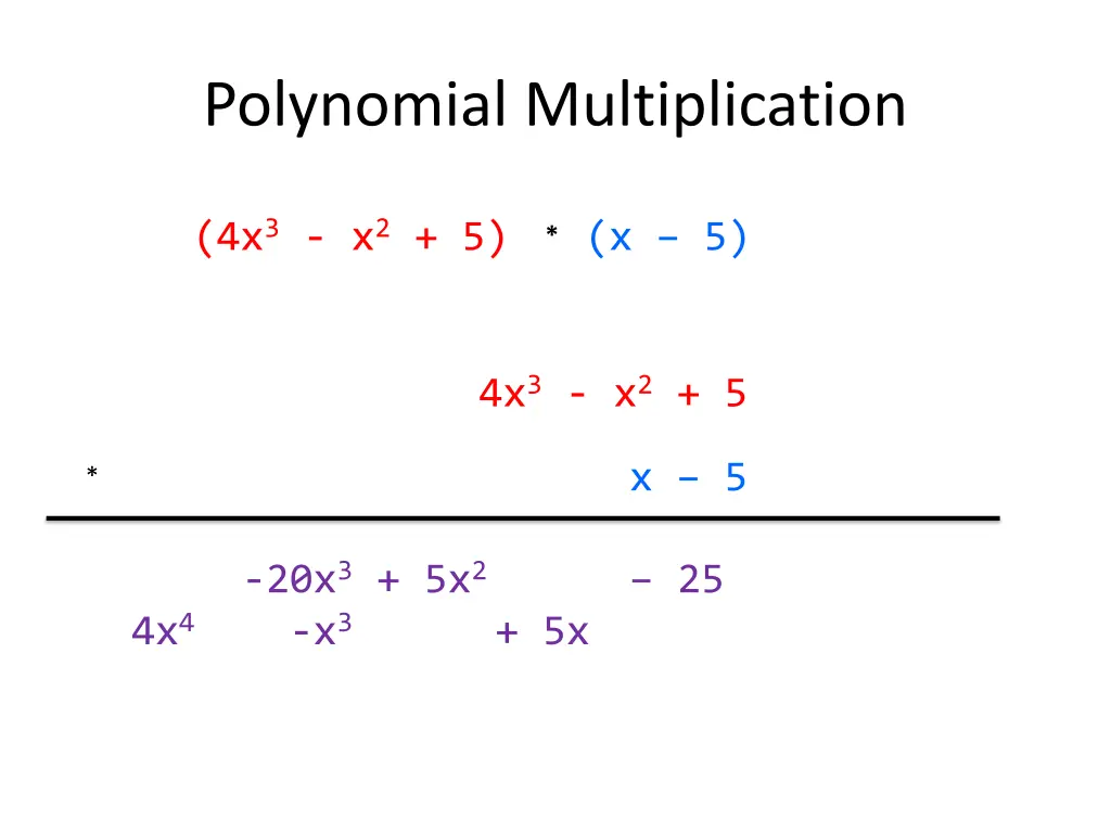 polynomial multiplication 3
