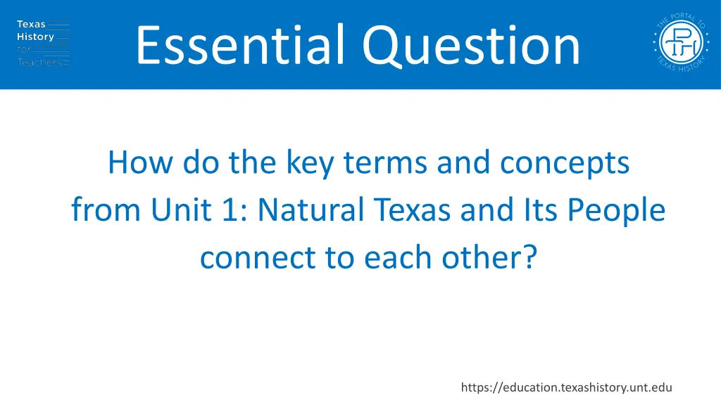 essential question