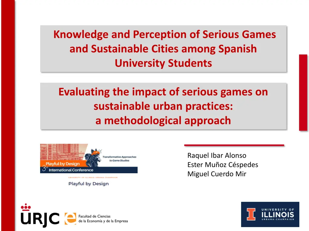 knowledge and perception of serious games