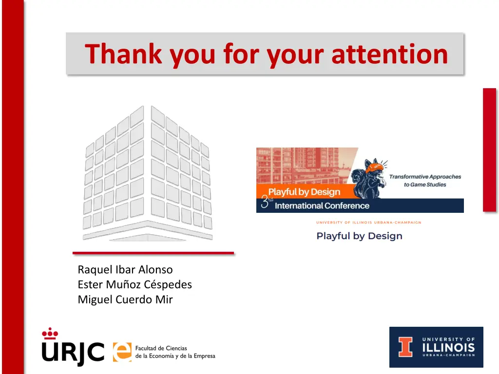 thank you for your attention